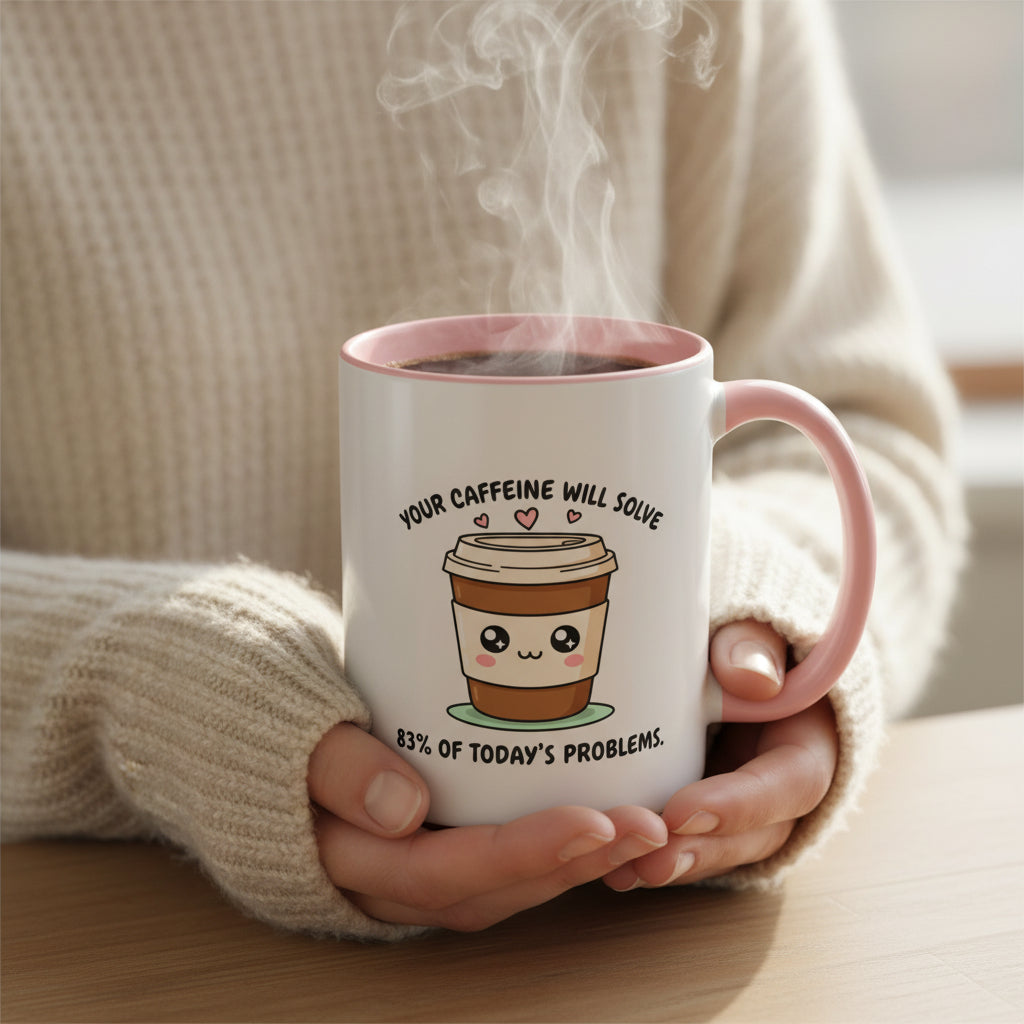 Coffee Mug – “Someone will smile because of you today”
