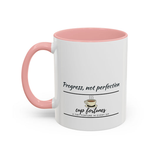 Motivational Coffee Mug – “Progress, not perfection” | Cozy Gift for Daily Motivation