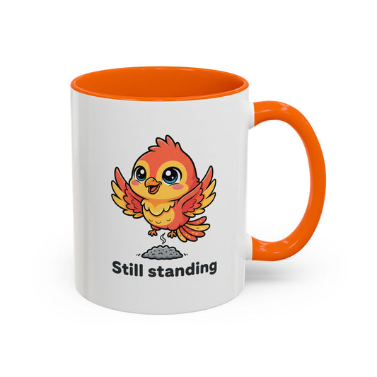 Coffee Mug – “Fall. Burn. Rise stronger. Repeat”