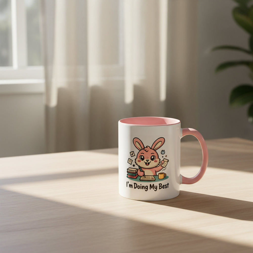 Coffee Mug – “Progress, not perfection”