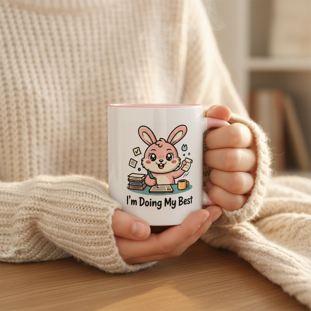 Coffee Mug – “Progress, not perfection”
