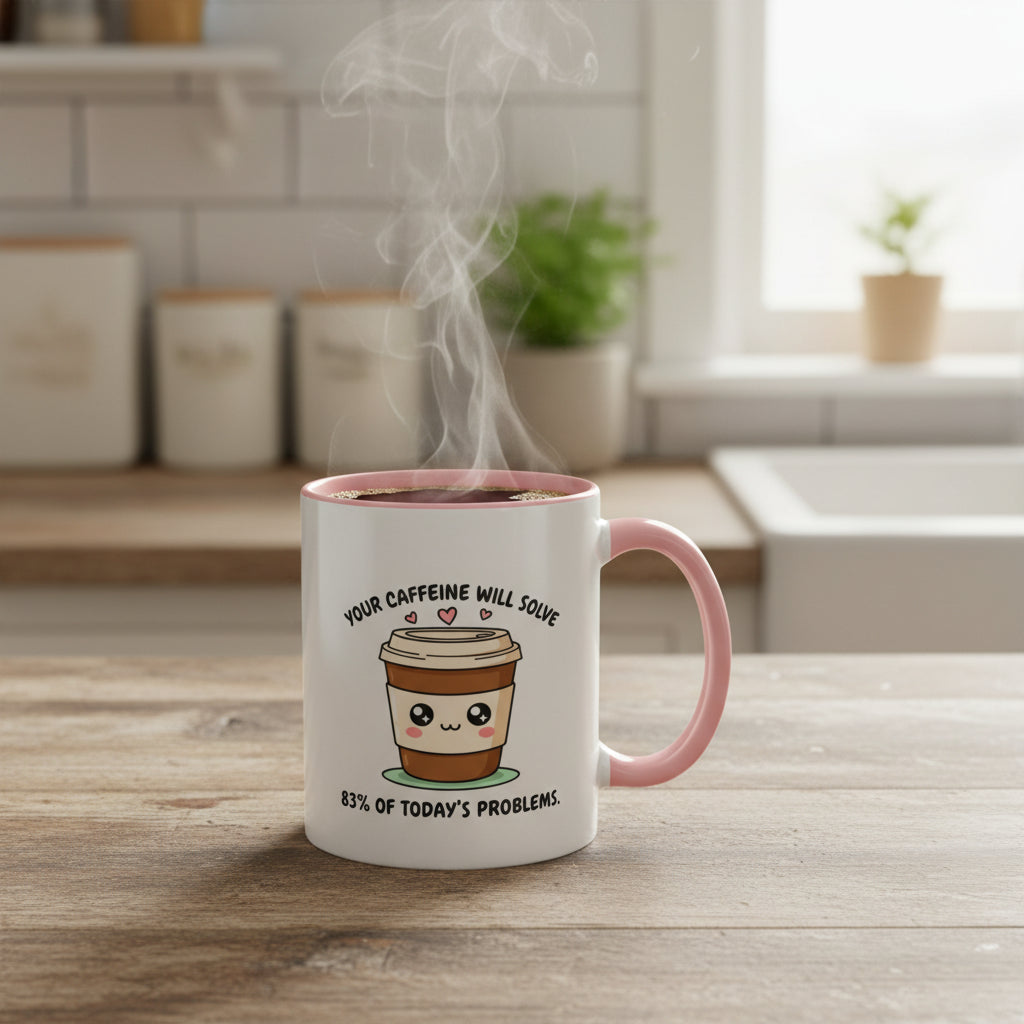 Coffee Mug – “Someone will smile because of you today”