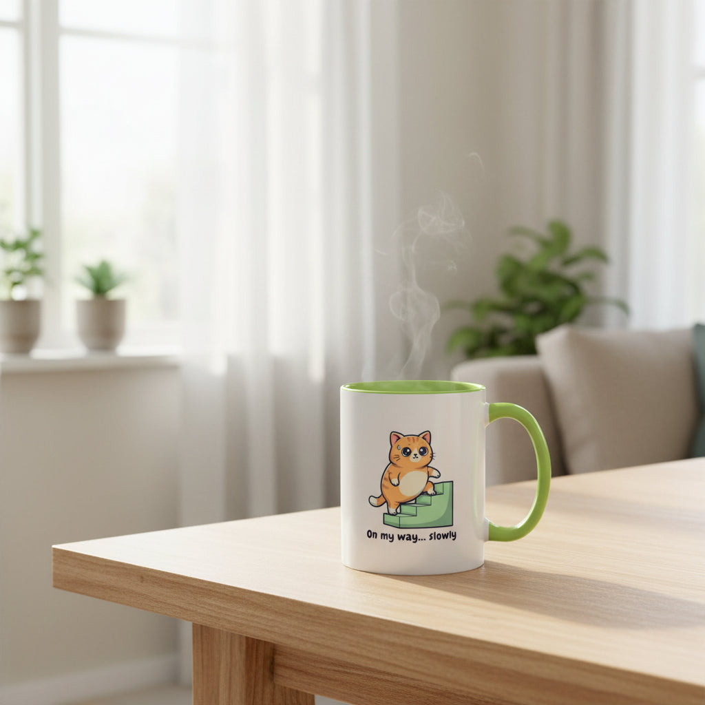 Coffee Mug – “One step at a time is still progress”