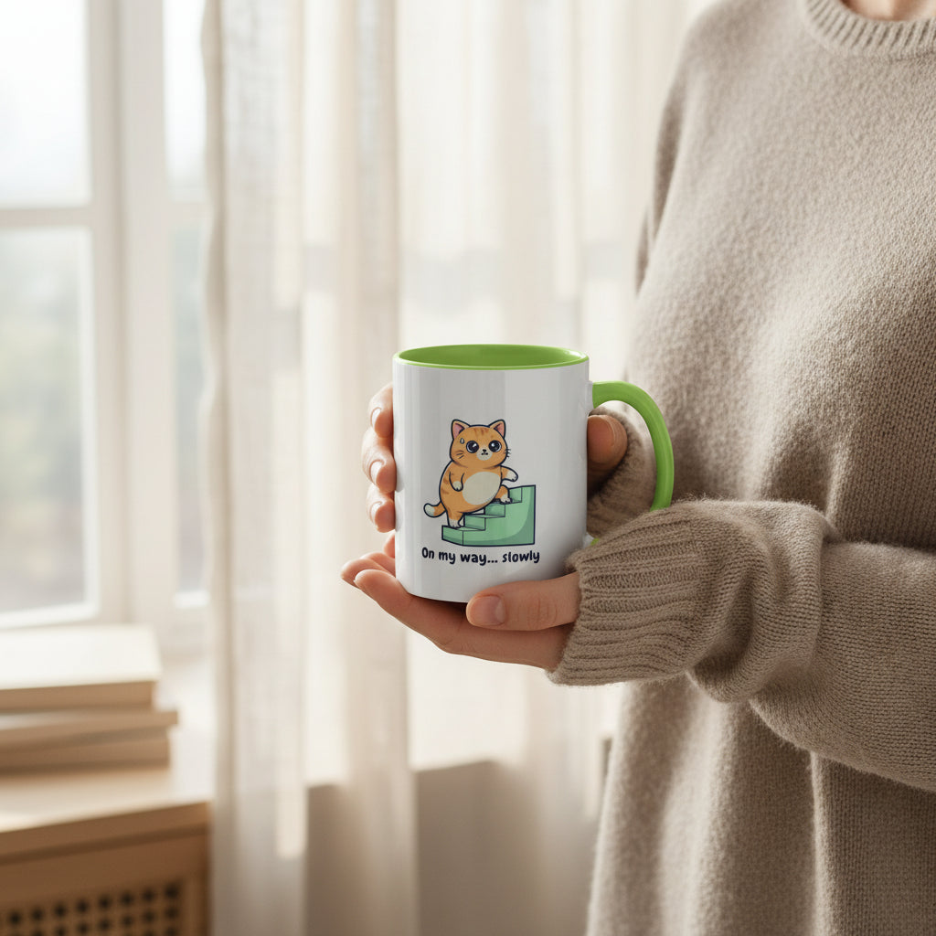 Coffee Mug – “One step at a time is still progress”