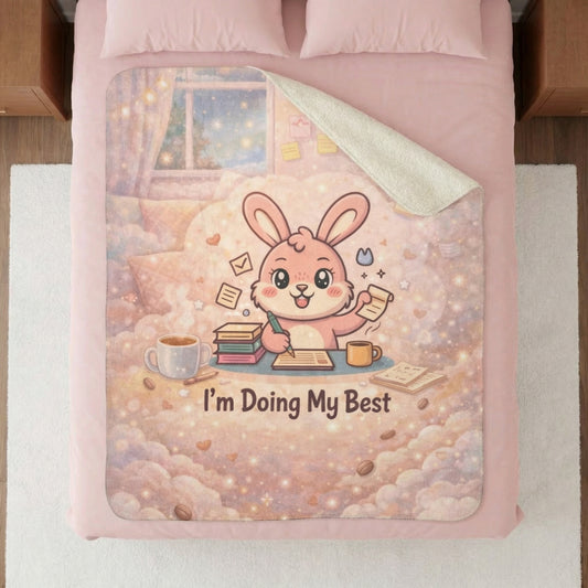 I’m Doing My Best – Cute Cozy Blanket